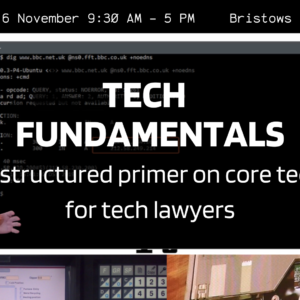 Tech Fundamentals: a structured primer on core tech for tech lawyers